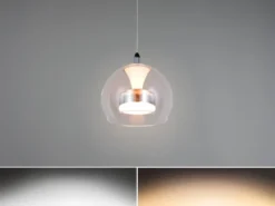 LED Pendelleuchte FLYNT mit Switch Dimmer & Lichtfarbe einstellbar, Ø 20cm