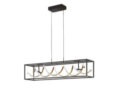 LED Pendelleuchte GIAN mit Fernbedienung dimmbar & Tageslicht, Breite 90cm