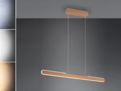 LED Pendelleuchte HELIOS Coffee dimmbar & höhenverstellbar, Breite 100cm