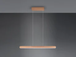 LED Pendelleuchte HELIOS Coffee dimmbar & höhenverstellbar, Breite 100cm