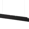 LED Pendelleuchte HELIOS Schwarz dimmbar & höhenverstellbar bis 150cm, B: 100cm