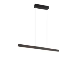 LED Pendelleuchte HELIOS Schwarz dimmbar & höhenverstellbar bis 150cm, B: 100cm