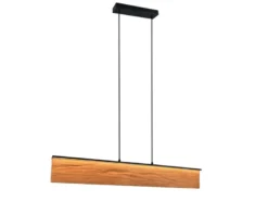 LED Pendelleuchte KALEA aus Naturholz dimmbar, Breite 110cm
