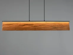 LED Pendelleuchte KALEA aus Naturholz dimmbar, Breite 110cm