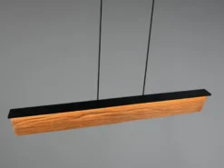 LED Pendelleuchte KALEA aus Naturholz dimmbar, Breite 110cm