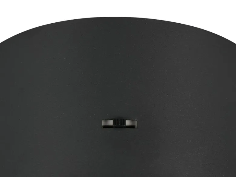 LED Pendelleuchte LAGUNA 1-flammig, höhenverstellbar, Schwarz Ø 30cm