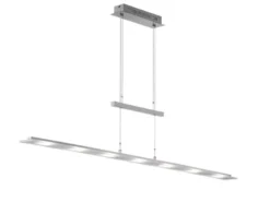 LED Pendelleuchte LARGO dimmbar & höhenverstellbar, Breite 135 cm