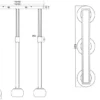 LED Pendelleuchte MADISON 3-flammig Rauchglas, höhenverstellbar, Breite 82cm