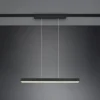 LED Pendelleuchte PAROS Schwarz, Breite 90cm für DUOline Schienensystem