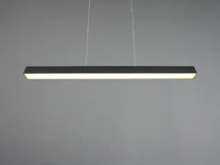 LED Pendelleuchte PAROS Schwarz, Breite 90cm für DUOline Schienensystem