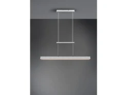LED Pendelleuchte PAROS Silber dimmbar & höhenverstellbar, Breite 90cm