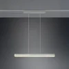 LED Pendelleuchte PAROS Silber, Breite 90cm für DUOline Schienensystem