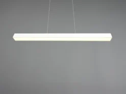 LED Pendelleuchte PAROS Weiß, Breite 90cm für DUOline Schienensystem
