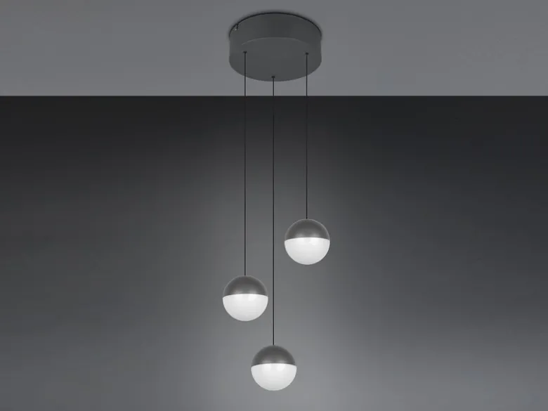 LED Pendelleuchte SENTA Cluster 3-flammig höhenverstellbar Ø 25cm