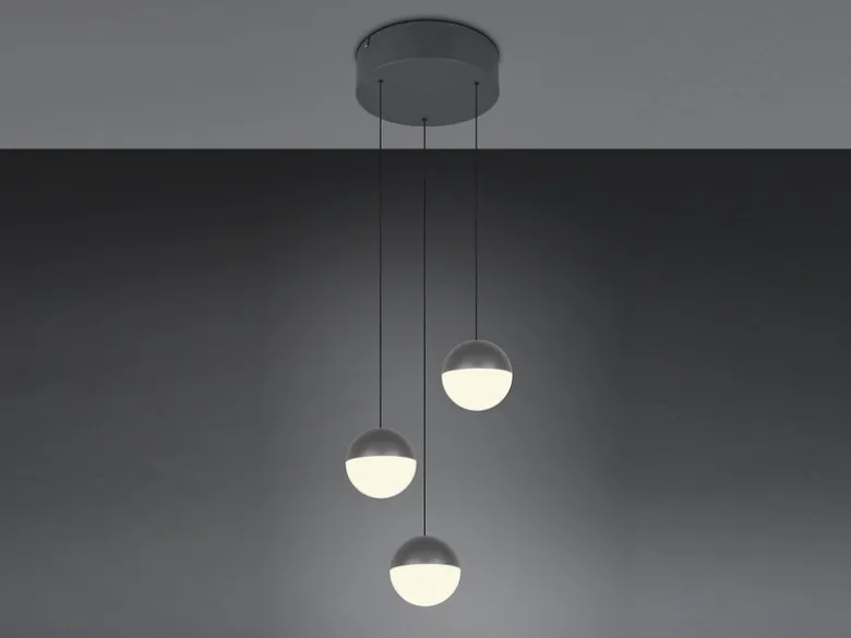 LED Pendelleuchte SENTA Cluster 3-flammig höhenverstellbar Ø 25cm