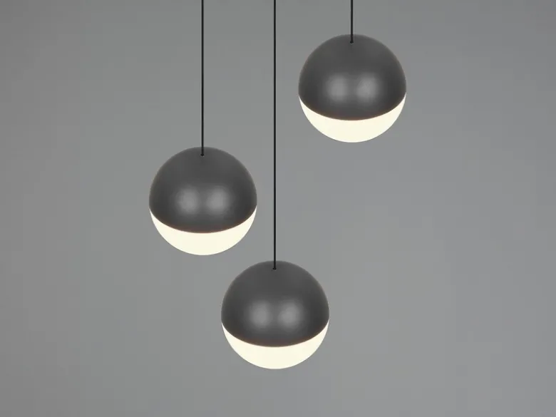LED Pendelleuchte SENTA Cluster 3-flammig höhenverstellbar Ø 25cm