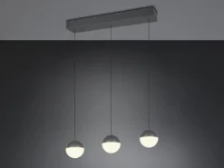 LED Pendelleuchte SENTA 3-flammig höhenverstellbar, Breite 62cm