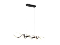 LED Pendelleuchte SEQUENCE dimmbar Lichtfarbe einstellbar Silber, Breite 104cm
