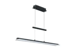 LED Pendelleuchte SMASH Schwarz dimmbar & höhenverstellbar, Breite 100cm