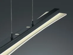 LED Pendelleuchte SMASH Schwarz dimmbar & höhenverstellbar, Breite 100cm