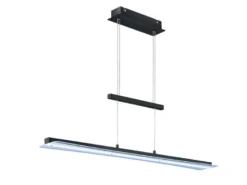 LED Pendelleuchte SMASH Schwarz dimmbar & höhenverstellbar, Breite 100cm