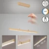 LED Pendelleuchte VAYANA Beige ausziehbar höhenverstellbar, max. Breite 140cm