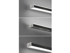 LED Pendelleuchte VITAN Schwarz dimmbar & höhenverstellbar, Breite 115cm