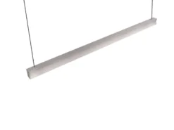 LED Pendelleuchte WALLACE dimmbar & höhenverstellbar, Schwarz Silber, B: 112,5cm
