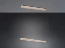 LED Pendelleuchte WALLACE dimmbar & höhenverstellbar, Beige, Breite 112,5cm