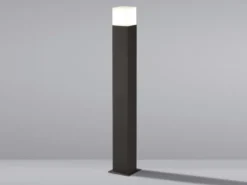 LED Pollerleuchte HUDSON in Anthrazit Höhe 80cm IP44 - Außenleuchte Wegeleuchte