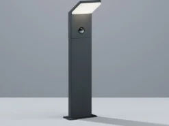 LED Pollerleuchte PEARL mit Bewegungsmelder, Anthrazit Höhe 50cm