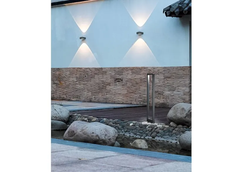 LED Pollerleuchte RENO in Anthrazit Höhe 100cm IP54 - Außenleuchten Wegeleuchten