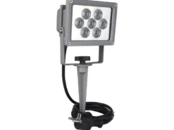 LED Scheinwerfer Strahler mit Erdspieß, IP44, Breite 20cm