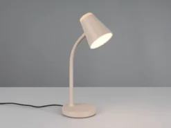 LED Schreibtischlampe PONGO Beige flexibel biegsam, Höhe 36cm