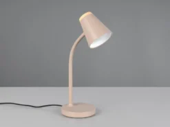 LED Schreibtischlampe PONGO Beige flexibel biegsam, Höhe 36cm