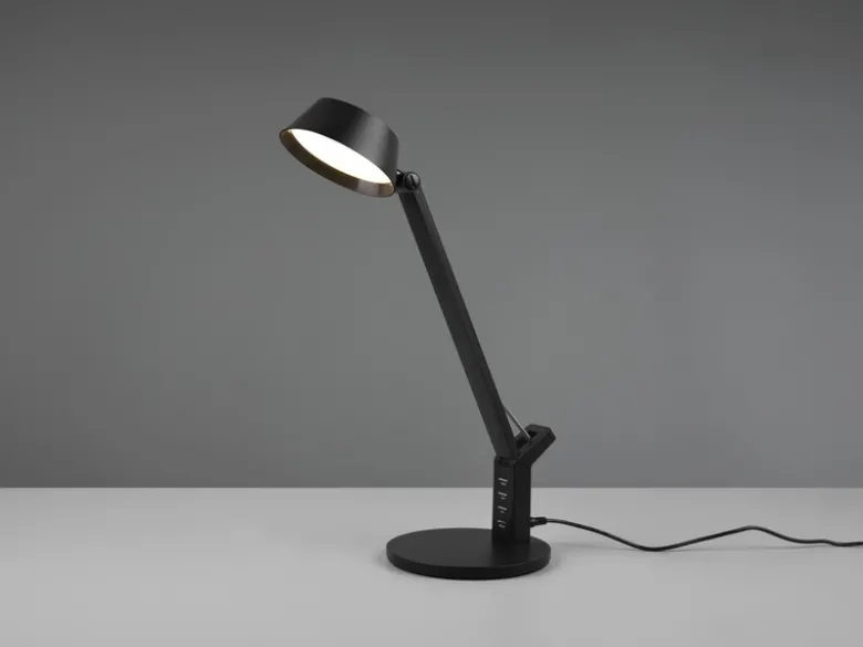 LED Schreibtischleuchte AVA dimmbar, mit USB Ladefunktion & Tageslicht, 40cm