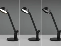 LED Schreibtischleuchte AVA dimmbar, mit USB Ladefunktion & Tageslicht, 40cm