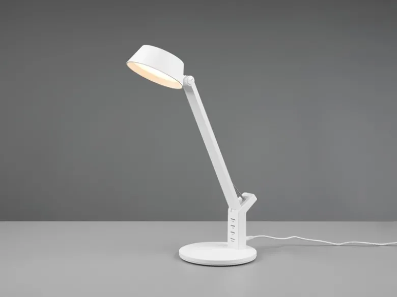 LED Schreibtischleuchte AVA dimmbar, mit USB Ladefunktion & Tageslicht, 40cm