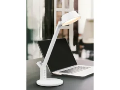 LED Schreibtischleuchte AVA dimmbar, mit USB Ladefunktion & Tageslicht, 40cm