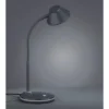 LED Schreibtischleuchte BERRY flexibel, Kunststoff Titan, 33cm hoch