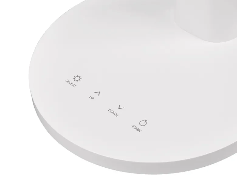 LED Schreibtischleuchte SALLY Flexibel dimmbar Weiß, Höhe 36cm