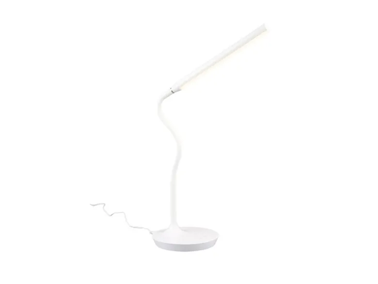 LED Schreibtischleuchte TORO Weiß, dimmbar & Lichtfarbe einstellbar, Höhe 38cm