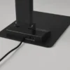 LED Schreibtischleuchte TRAVIS mit USB Ladefunktion, Schwarz, Höhe 71cm