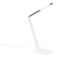 LED Schreibtischleuchte TRAVIS mit USB Ladefunktion, Weiß, Höhe 71cm