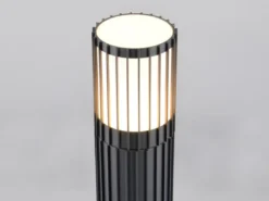 LED Sockelleuchte Aluminium Anthrazit, für Reihenschaltung geeignet, H: 50cm