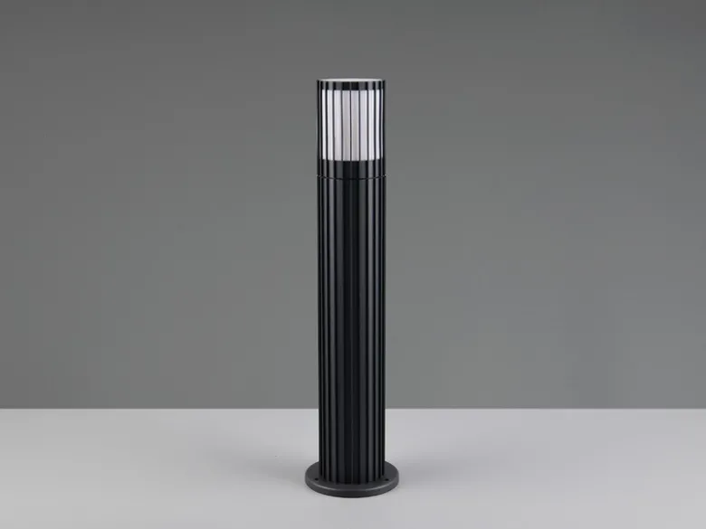LED Sockelleuchte Aluminium Anthrazit, für Reihenschaltung geeignet, H: 50cm