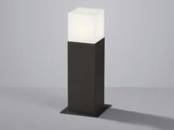 LED Sockelleuchte HUDSON in Anthrazit Höhe 30cm IP44 - Außenleuchte