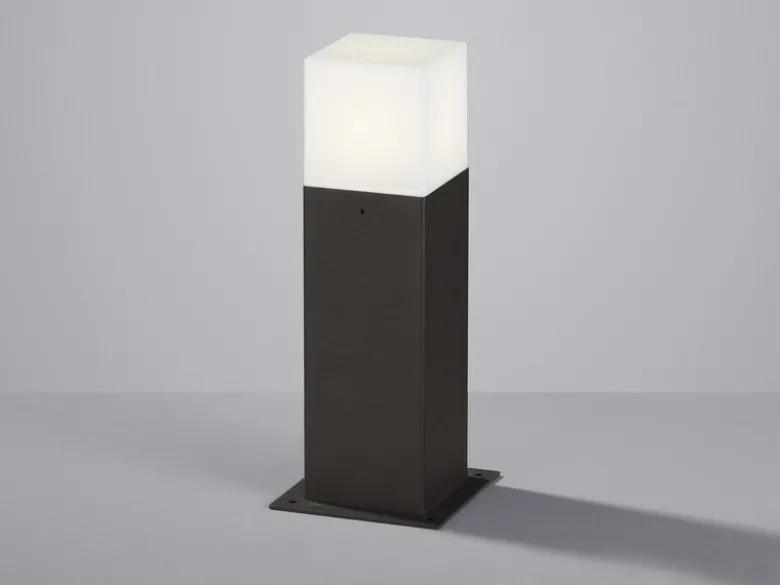 LED Sockelleuchte HUDSON in Anthrazit Höhe 30cm IP44 - Außenleuchte