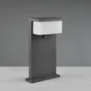 LED Sockelleuchte NESTOS mit Bewegungsmelder Anthrazit, Höhe 45cm