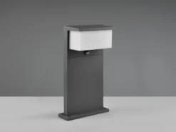 LED Sockelleuchte NESTOS mit Bewegungsmelder Anthrazit, Höhe 45cm